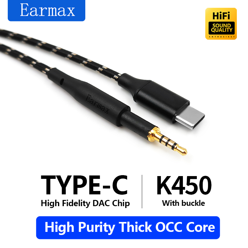 Usb C Earphone - For AKG Q460 K480 K450 K452