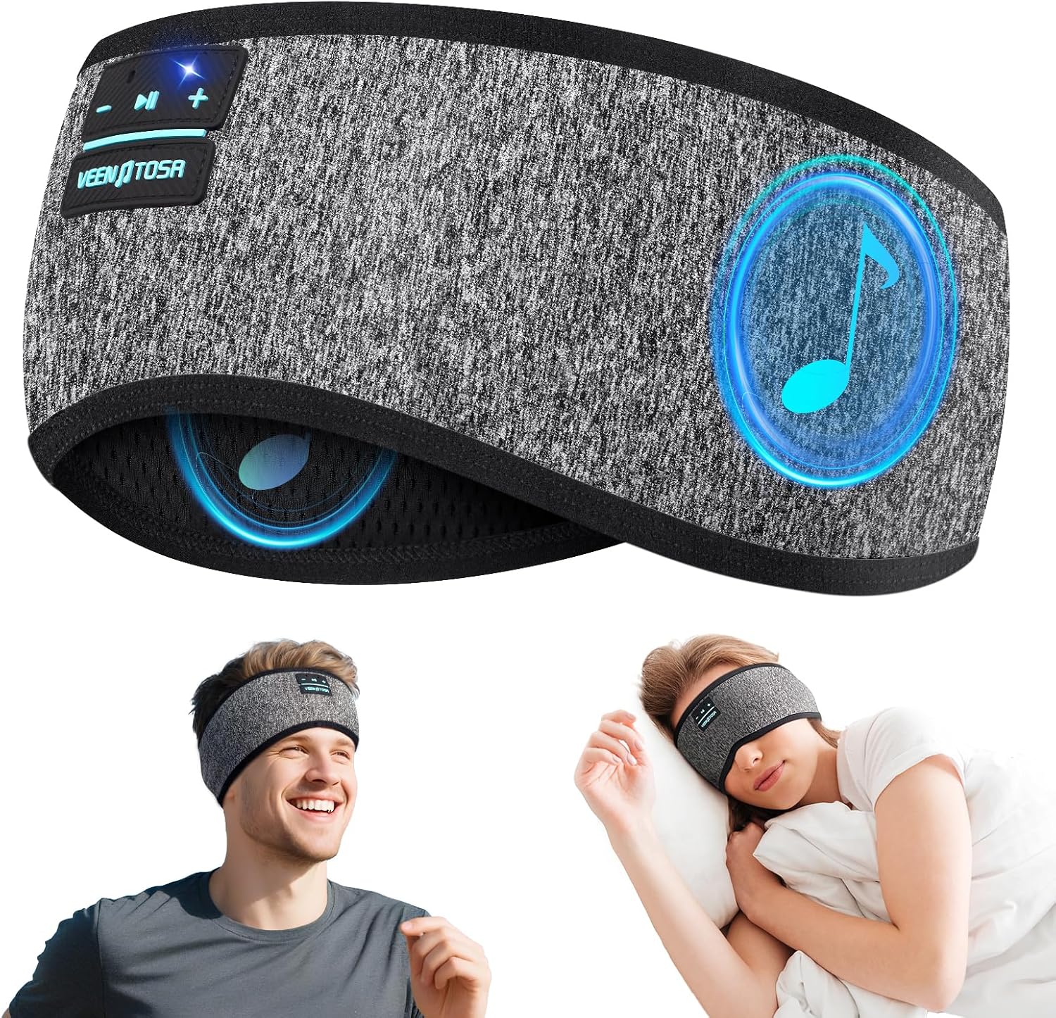 Bluetooth Headset On Ear - Bluetooth Earphones Sports Side Sleeping Headband
