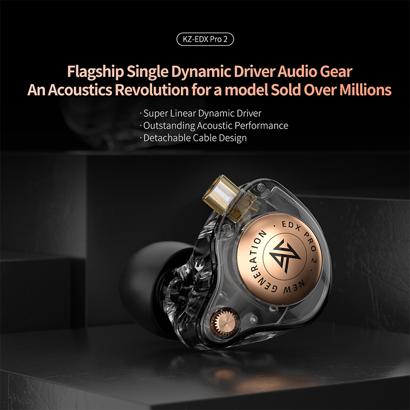 KZ EDX Pro 2 Ultra-linear Dyna - In Ear Monitor Iem 评论和价格