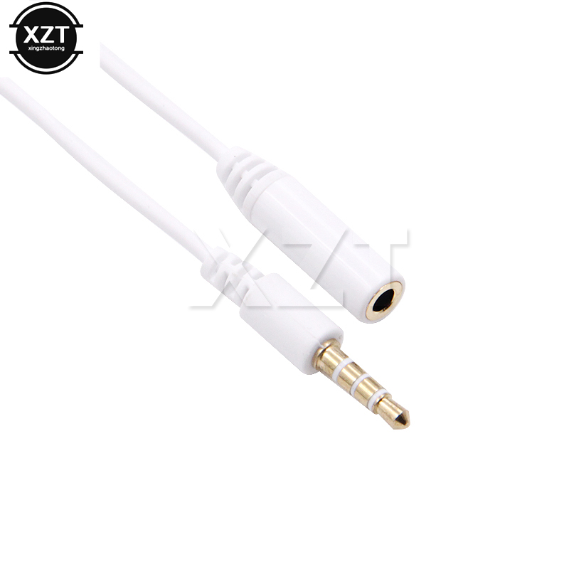 NEW 1M 3.5mm Male to Female 4  - Cable Extension 3.5 评论和价格