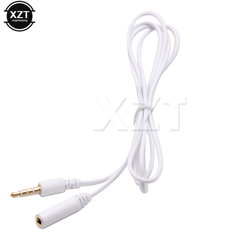 NEW 1M 3.5mm Male to Female 4  - Cable Extension 3.5 评论和价格