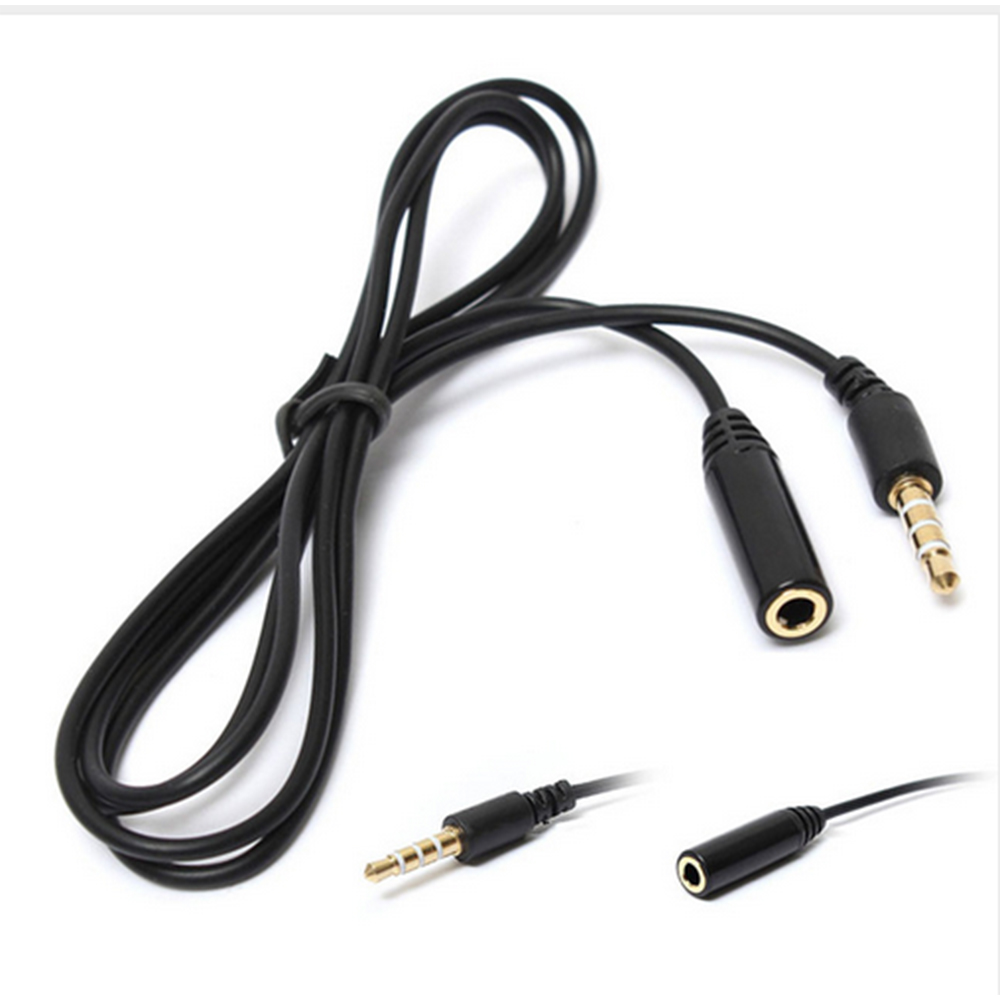 NEW 1M 3.5mm Male to Female 4  - Cable Extension 3.5 评论和价格