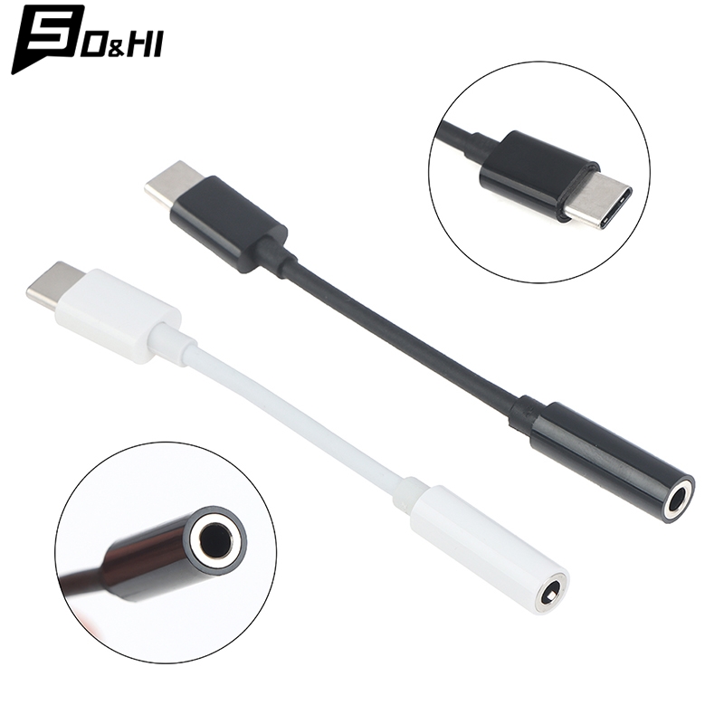 Type-C to 3.5mm AUX Jack Earph - Earphone Splitter Jack 评论和价格