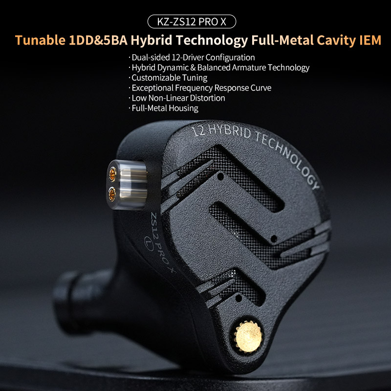 KZ ZS12 PRO X Metal Earphones  - Audiophile Headphone Wired 评论和价格