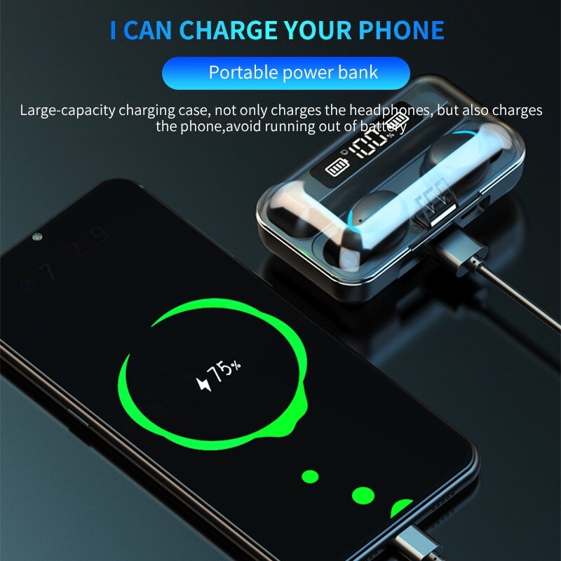 F9 Wireless Headphone TWS Blue - Bluetooth Headset On Ear 评论和价格