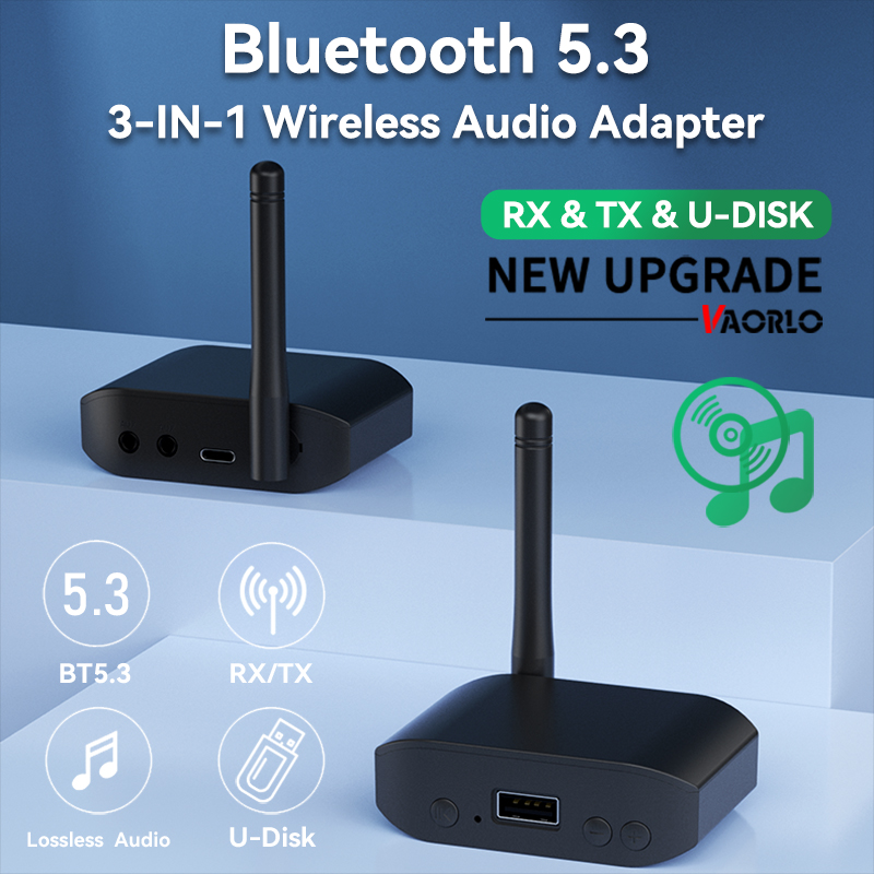 New 3 IN 1 Bluetooth 5.3 Audio - Bluetooth Adapter Receiver 评论和价格
