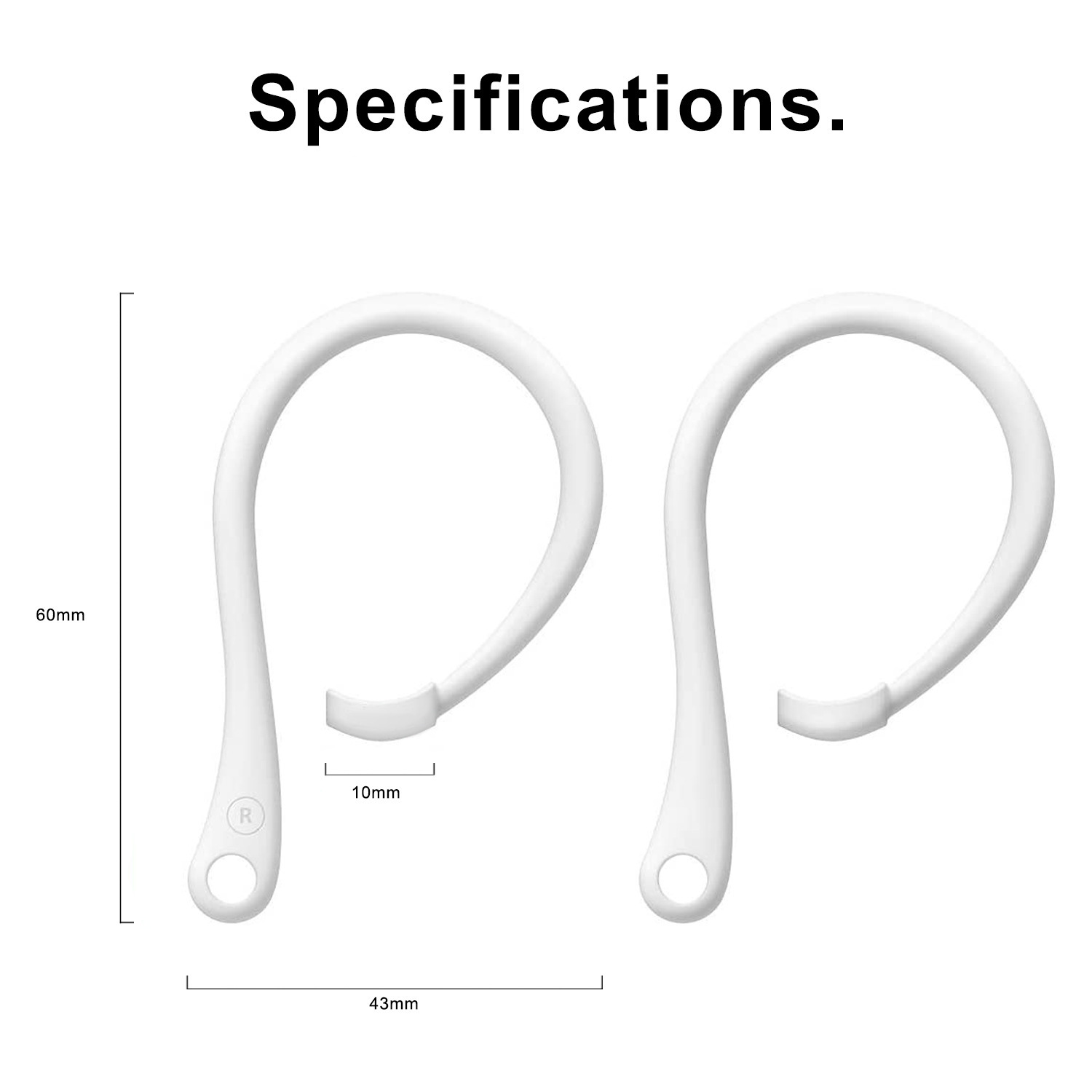 1 Pair Silicone Anti-lost Sili - Sports Earphone Hook 评论和价格
