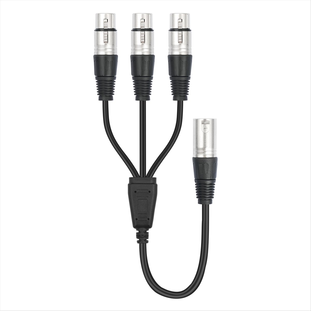 (PQWN) 3Pin XLR Male to 3 Fema - Audio Splitter Y 评论和价格