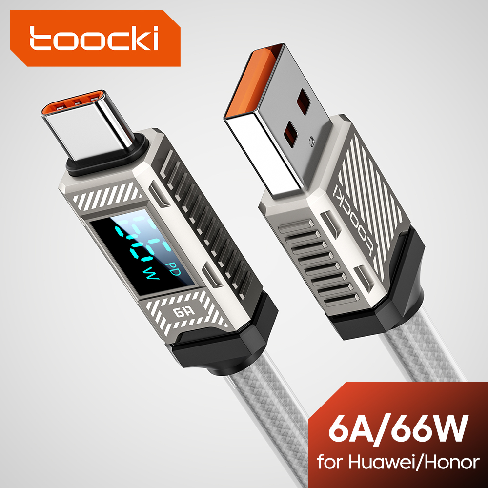 Toocki PD 66W USB C Cable 6A D - Usb C Earphone 评论和价格