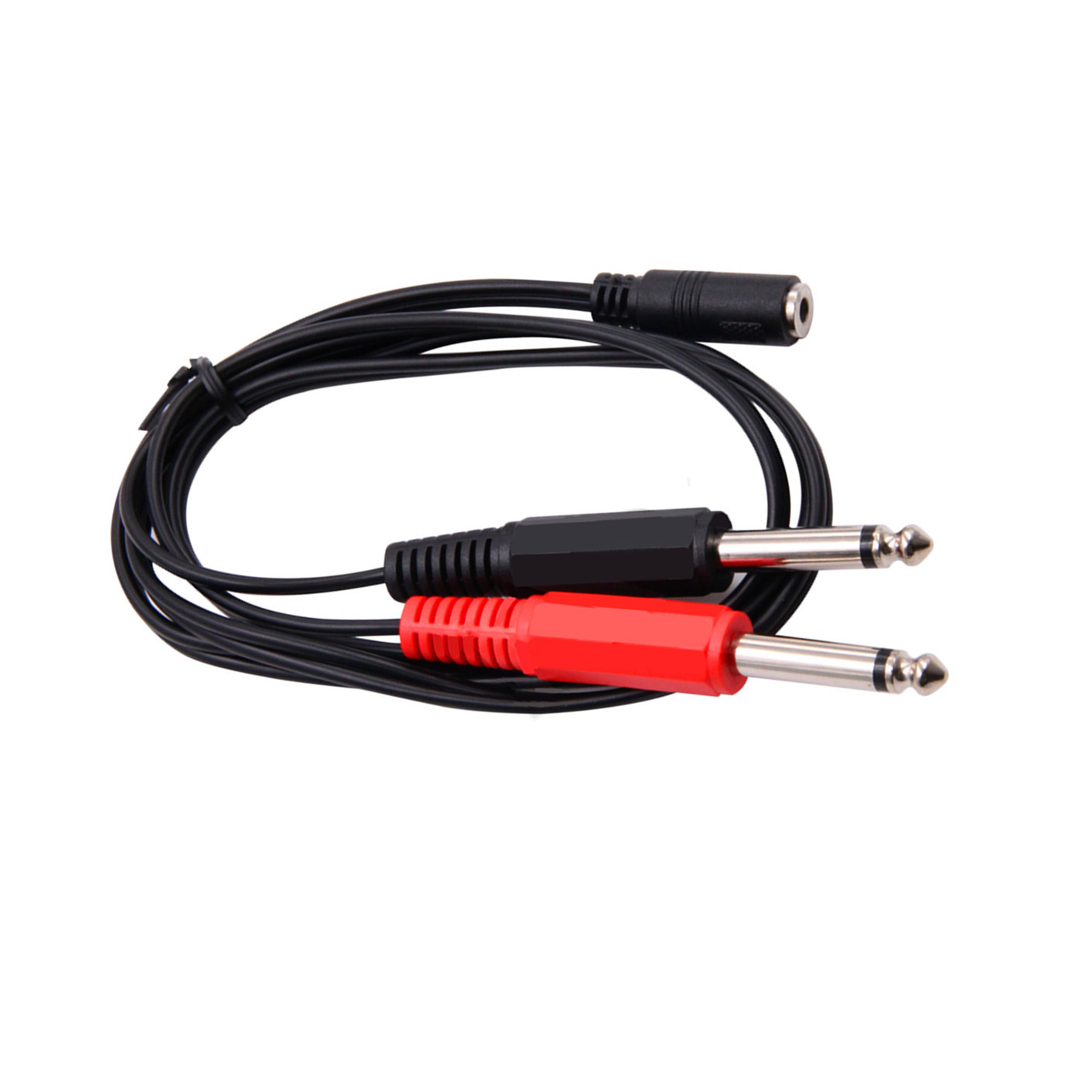 6.35 Mm Male To 2 6.35 Mm 3.5m - Audio Splitter Y 评论和价格