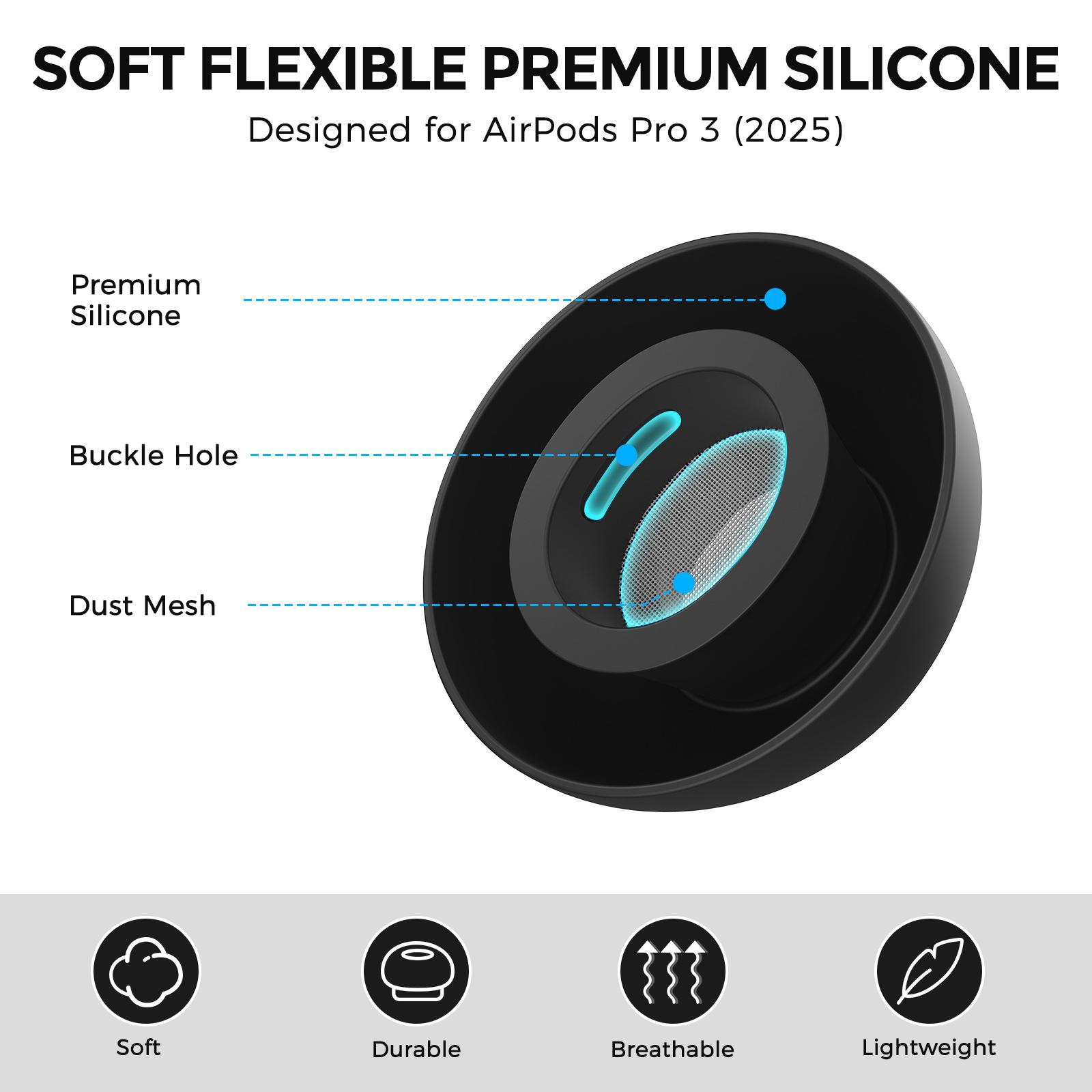 For AirPods Pro 3 XDcase 4 Pai - Silicone Ear Tip Replacement 评论和价格