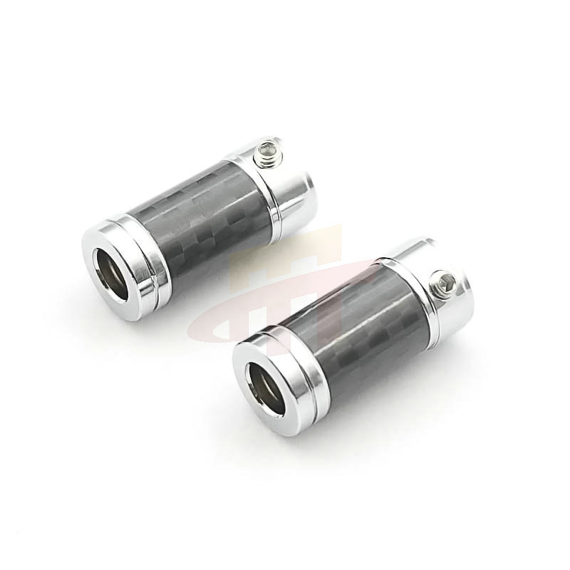 4Pcs 6MM Hifi Carbon Fiber Pan - Audio Splitter Y 评论和价格
