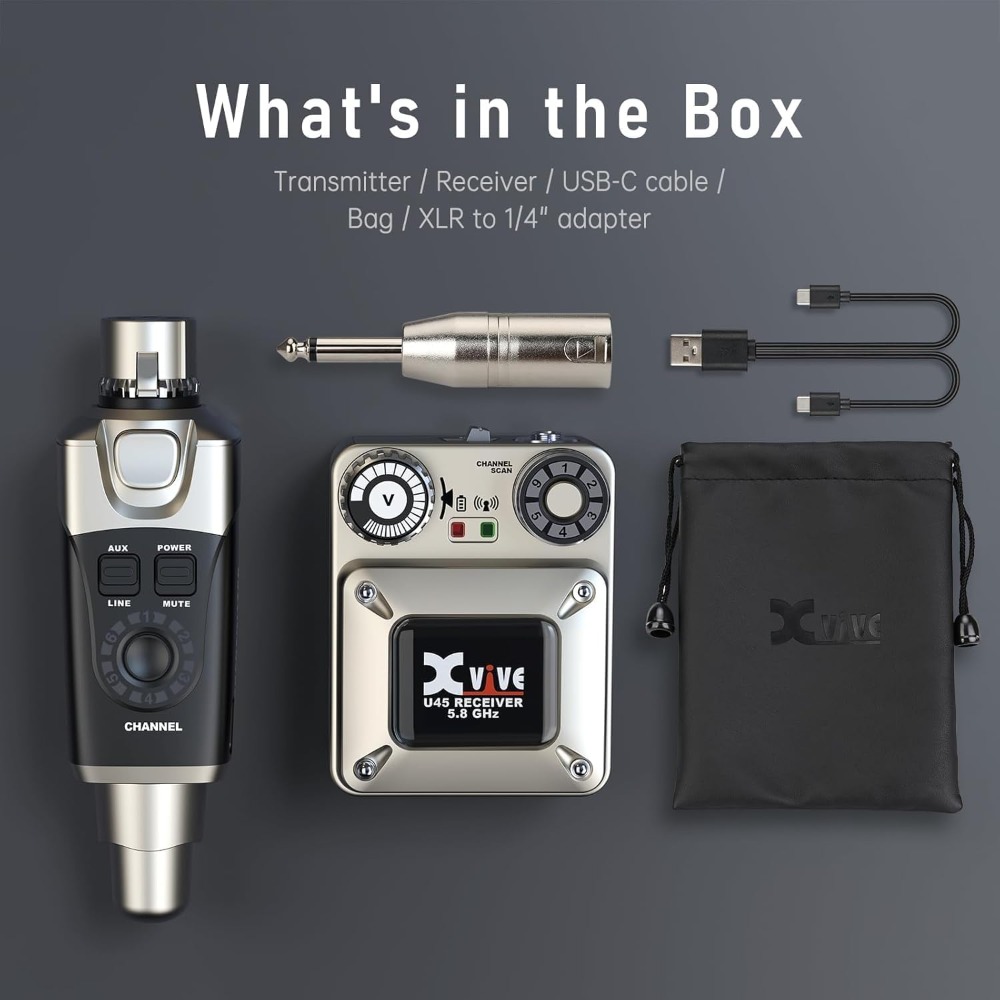 Xvive U45 Wireless in Ear Moni - In Ear Monitor Iem 评论和价格