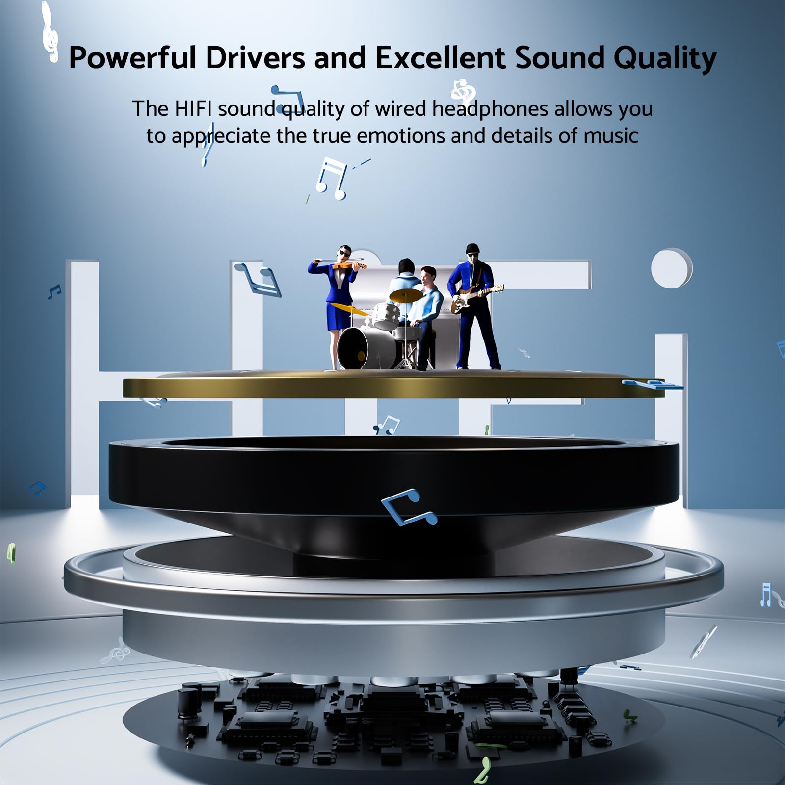 Type C 3.5mm HIFI Stereo Wired - Wired Earphone Mic 评论和价格
