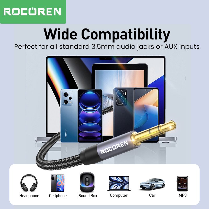 Rocoren 3.5mm Jack Audio Cable - Cable Extension 3.5 评论和价格
