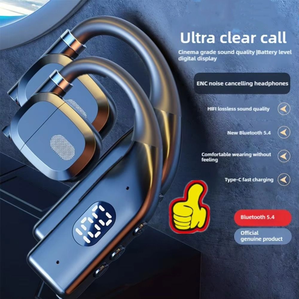 New Bluetooth 5.4 Wireless Blu - Bluetooth Headset On Ear 评论和价格