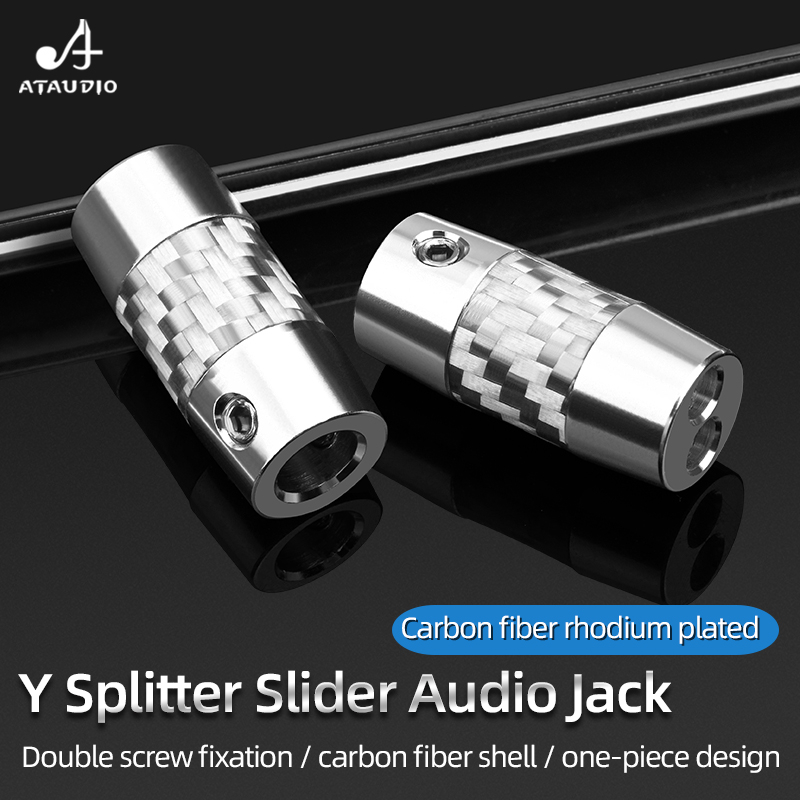 4pcs Carbon Fiber Y Splitter A - Audio Splitter Y 评论和价格