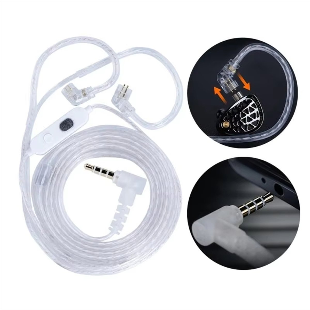 ABAN  Headphone Cord M2 Dual M - Wired Earphone Mic 评论和价格