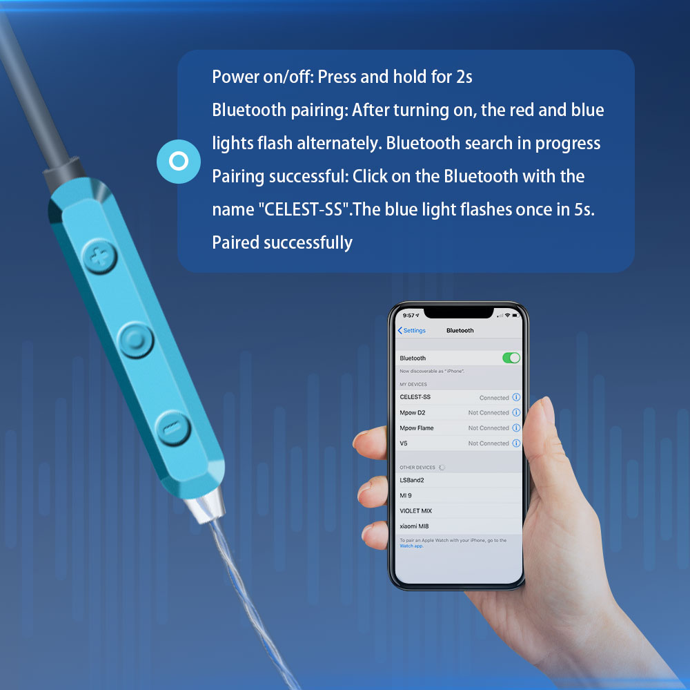 Celest SkySoar Earphone Cable  - Wired Earphone Mic 评论和价格