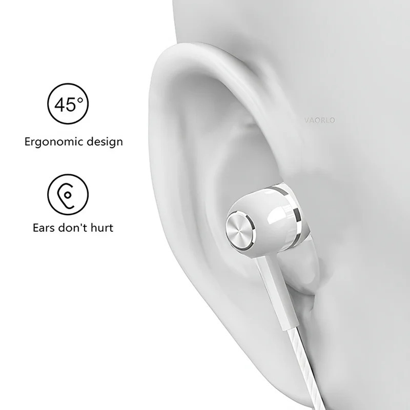 1/2/3/4Pcs 3.5mm Wired Earphon - Wired Earphone Mic 评论和价格