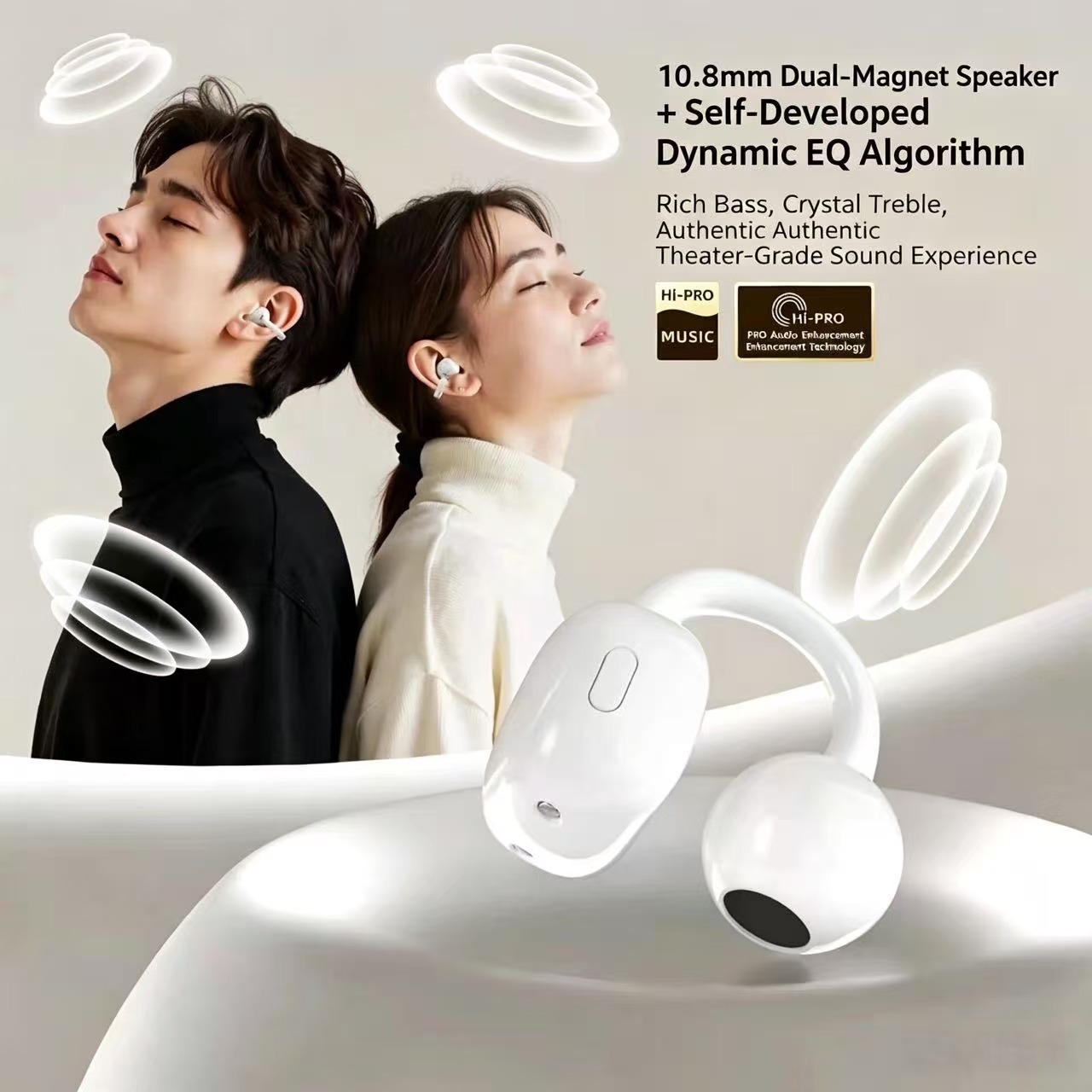 Open Ear Clip Bluetooth Headph - Sports Earphone Hook 评论和价格