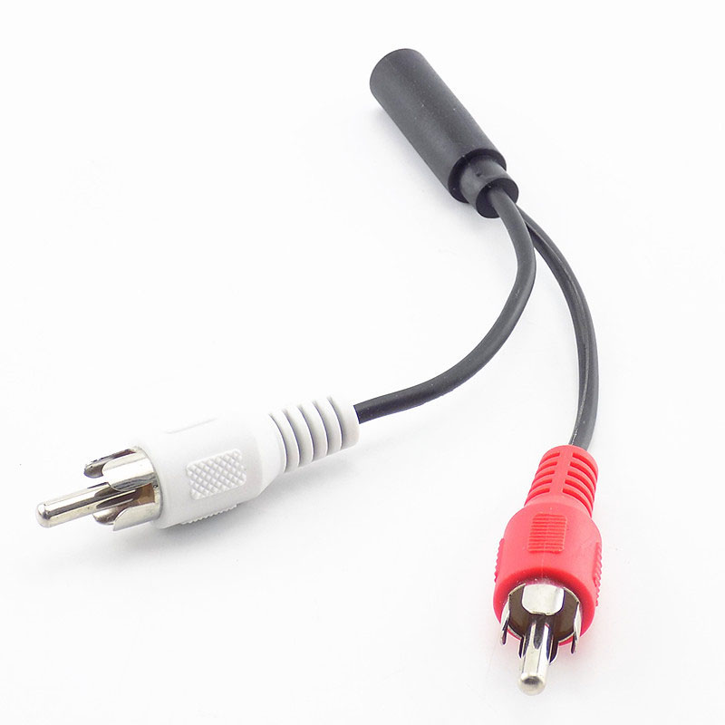 3.5mm RCA Female jack Stereo t - Cable Extension 3.5 评论和价格