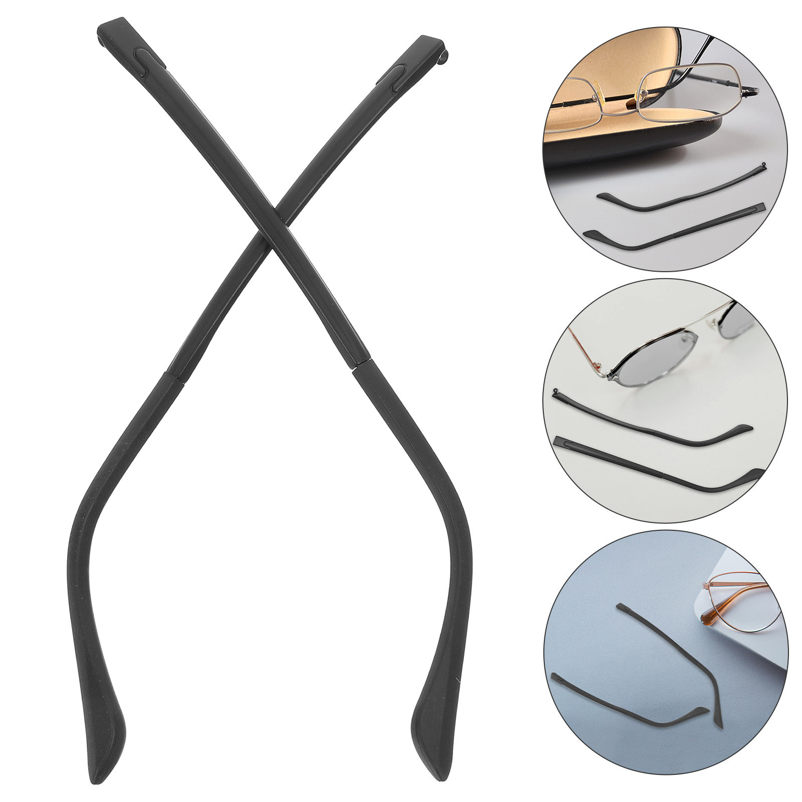 Universal Eyeglass Temple End  - Silicone Ear Tip Replacement 评论和价格