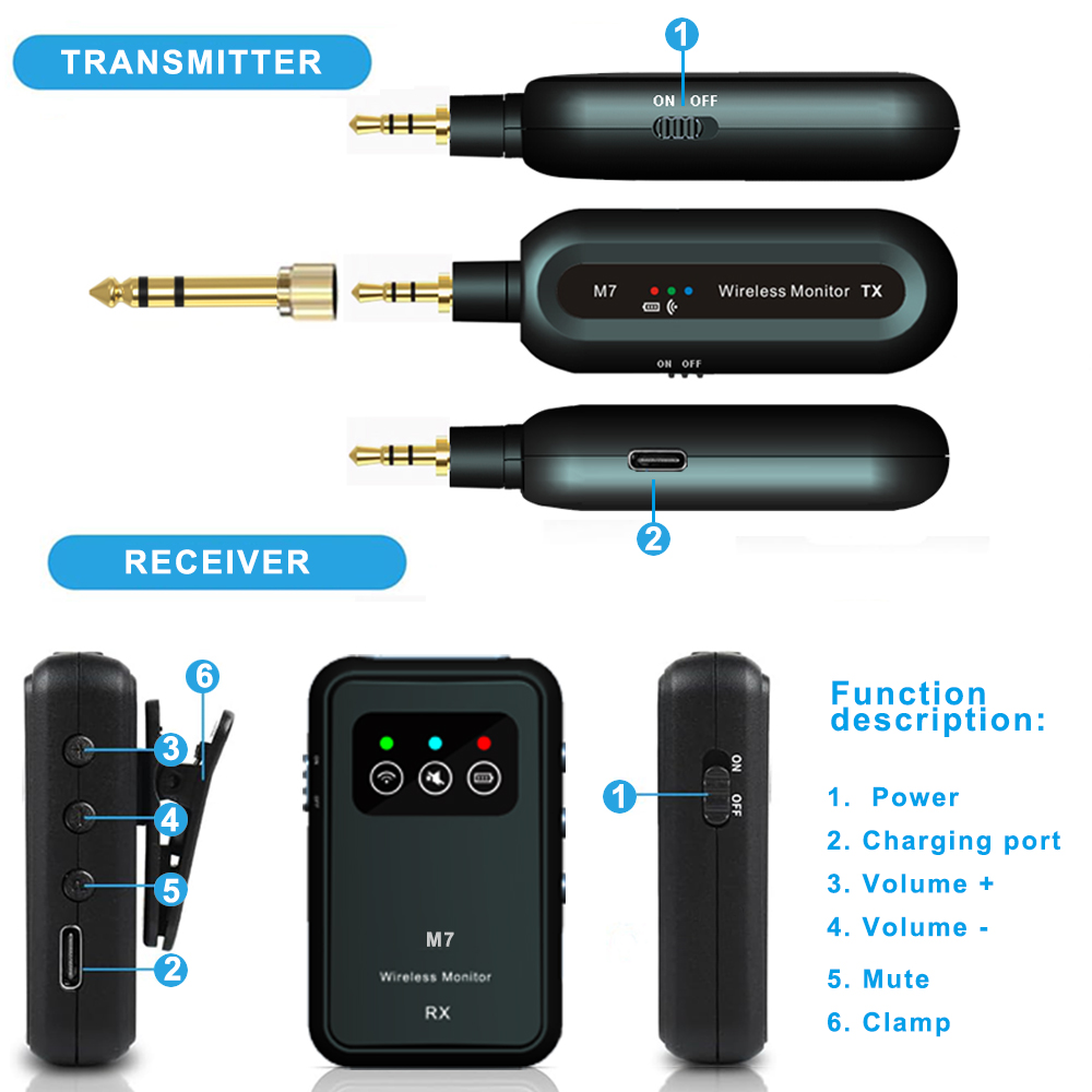 Wireless in-Ear Monitor System - In Ear Monitor Iem 评论和价格