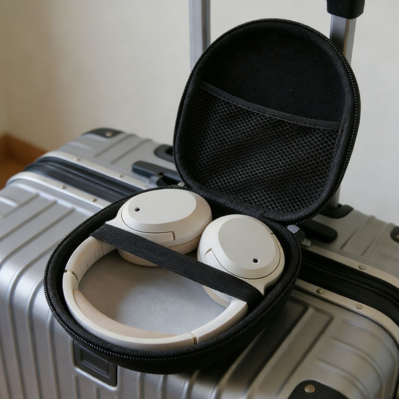 Multi-Functional Black EVA Har - Headphone Case Hard 评论和价格