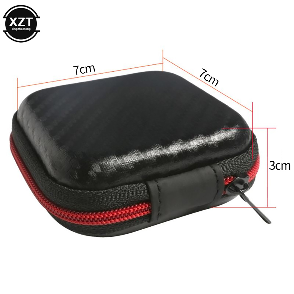 Headphone Bag Mini Zipper Squa - Headphone Case Hard 评论和价格