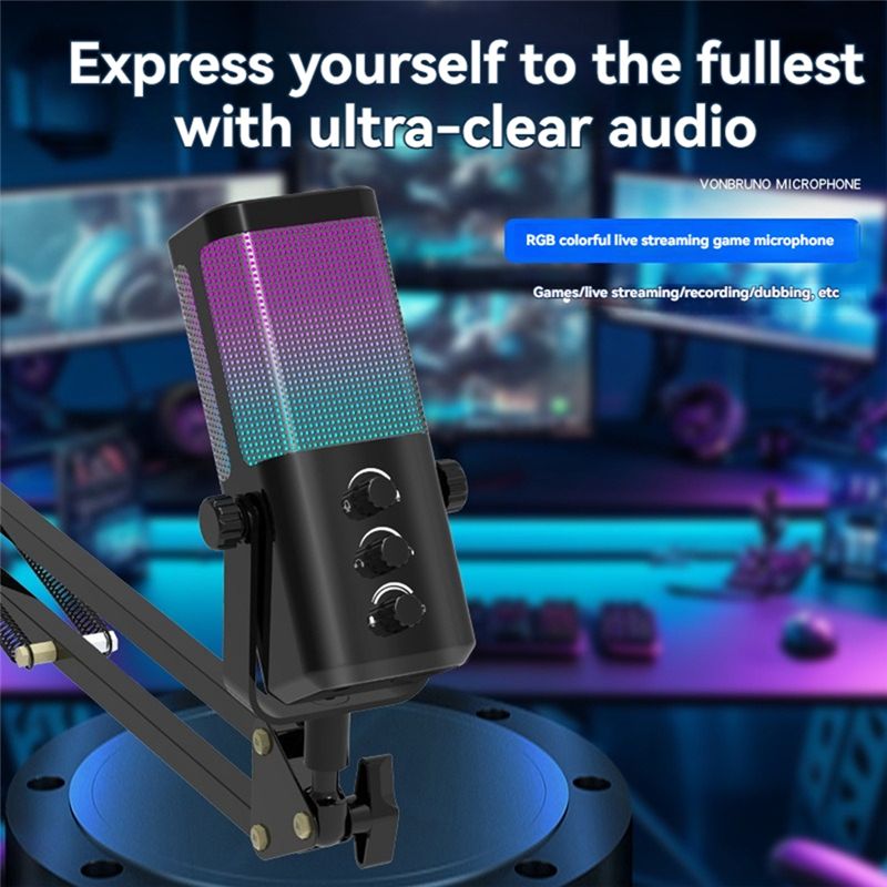 ABZZ-RGB Gaming Microphone USB - Gaming Headset Rgb 评论和价格