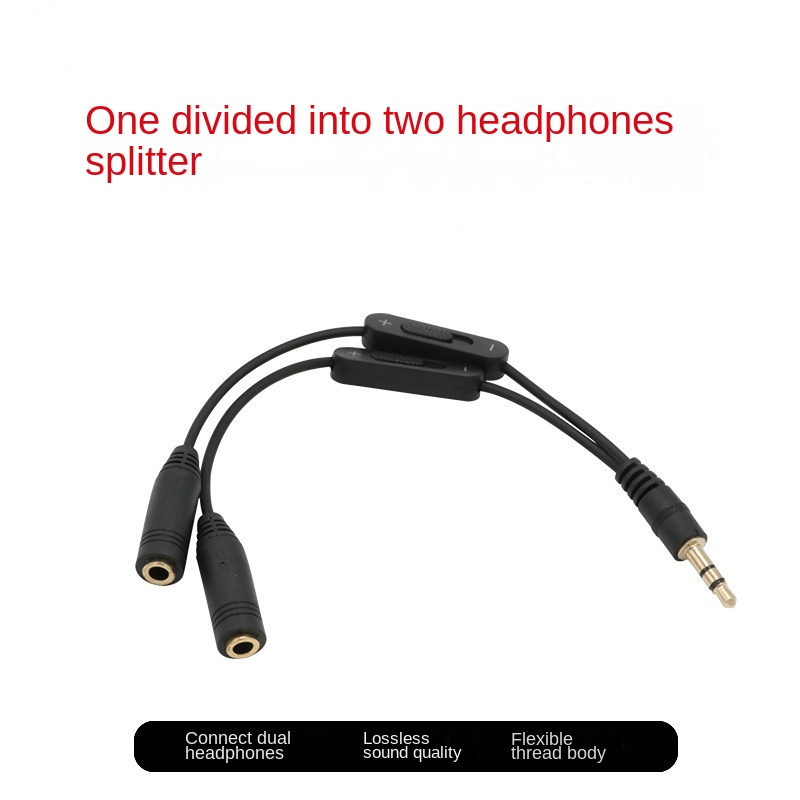 3.5 Jack Splitter Male To 2 Fe - Earphone Splitter Jack 评论和价格